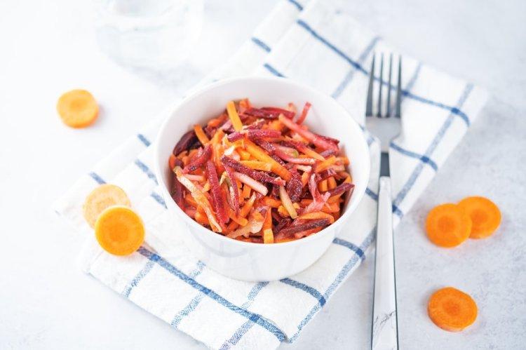 Beet, Apple, and Carrot Salad