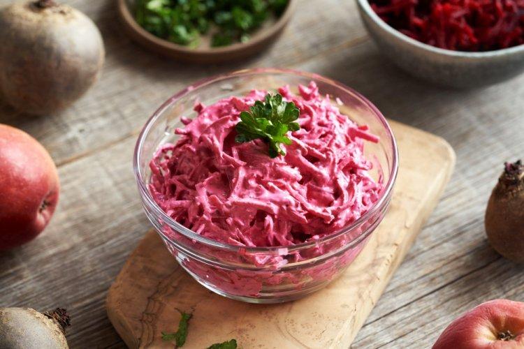 Cottage Cheese, Beet, and Apple Salad