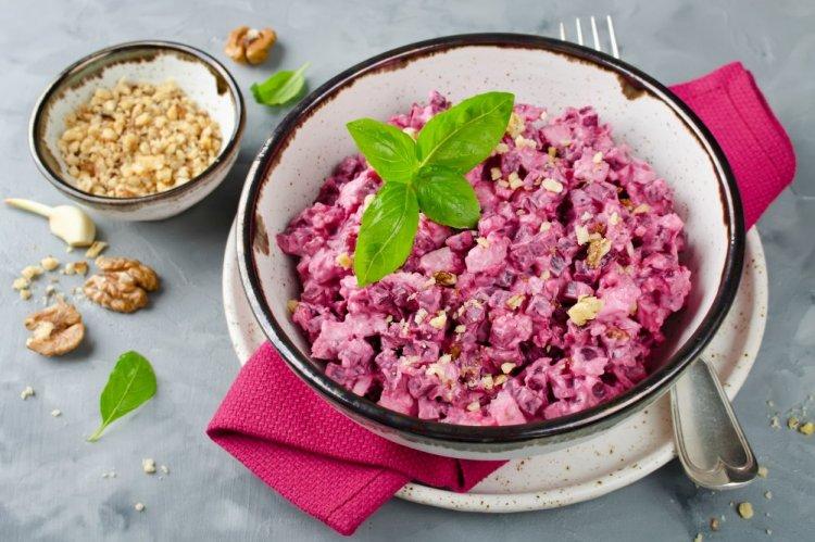 Chicken, Beet, and Apple Salad