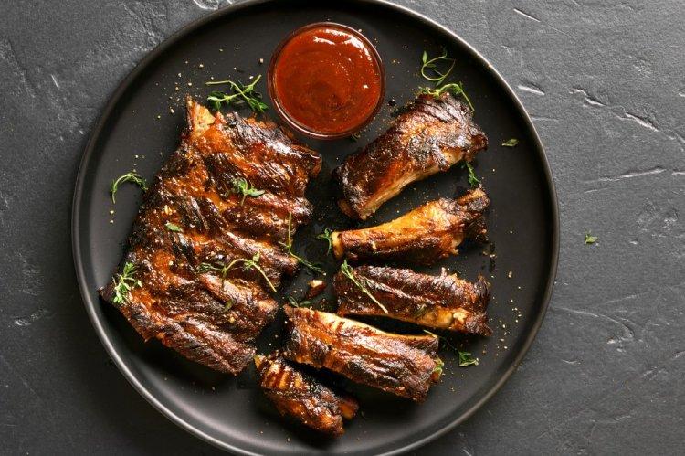 Pork Ribs with Soy Sauce in the Oven