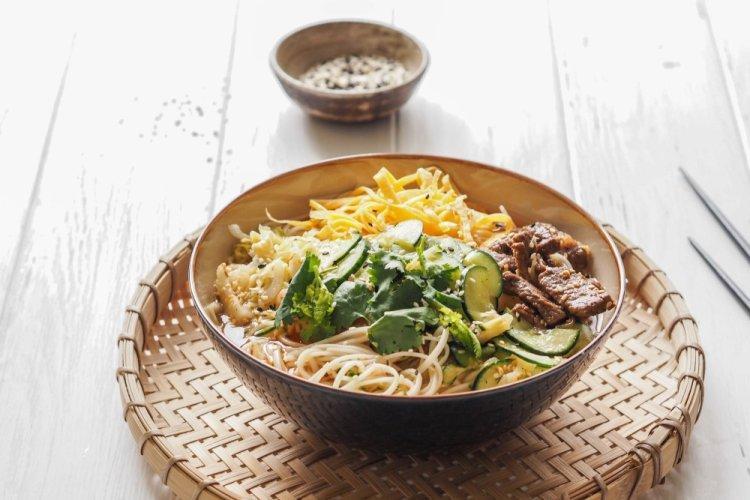 Korean Kuksi Soup with Pork