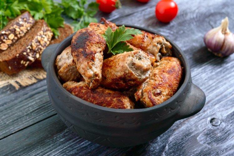 Pork Loin Rolls with Mushrooms