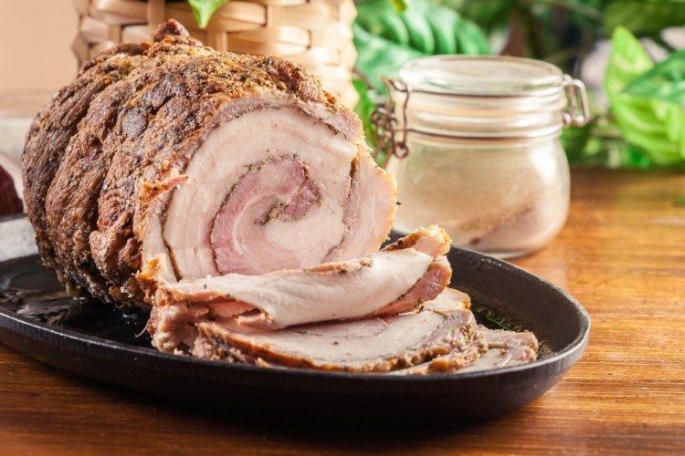 Rollo de panceta de cerdo