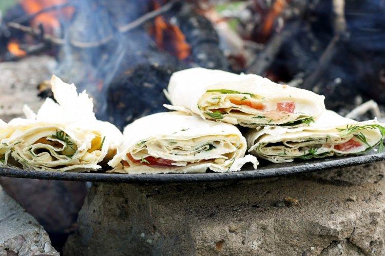 Relleno de queso crema y tomates secos