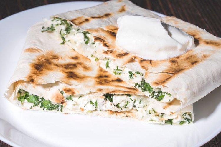 Relleno de requesón y hierbas