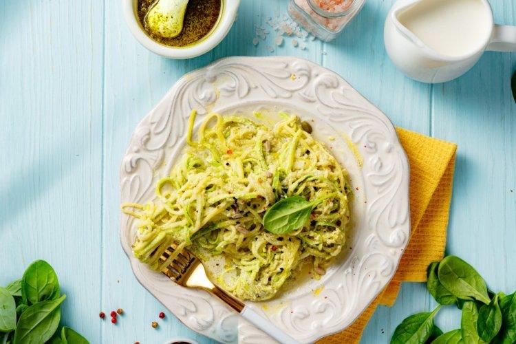 Pesto and Cream Sauce