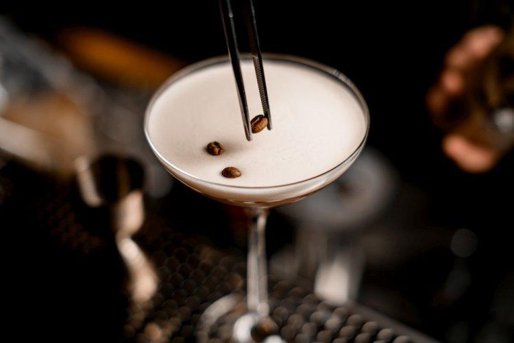 Strawberry Baileys and Espresso Cocktail
