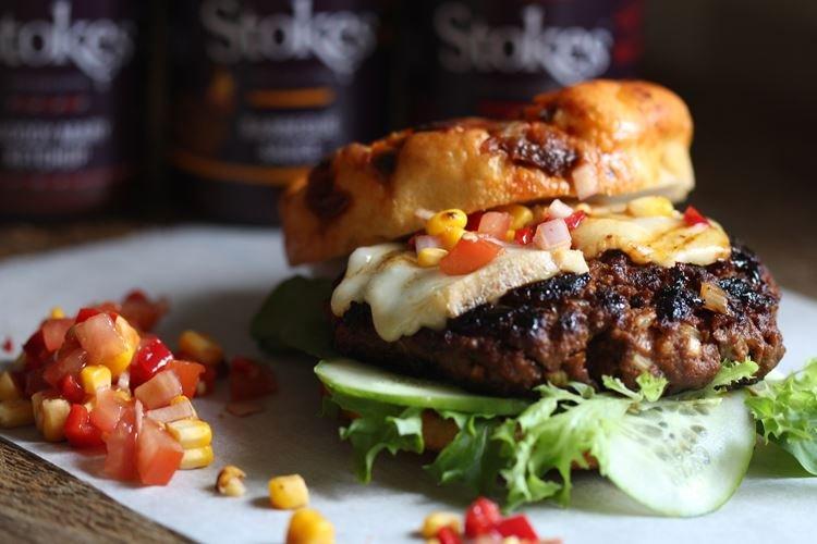Burger with Honey Sauce - Recipe for Making at Home
