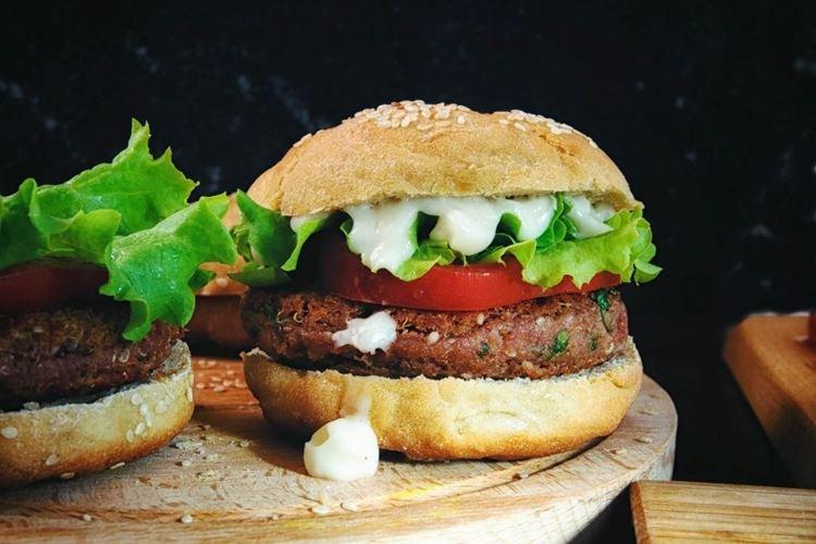 Meatless Vegetable Burger - Recipe for Making at Home