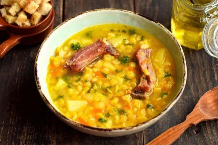 Pea Soup with Smoked Ribs - Recipes