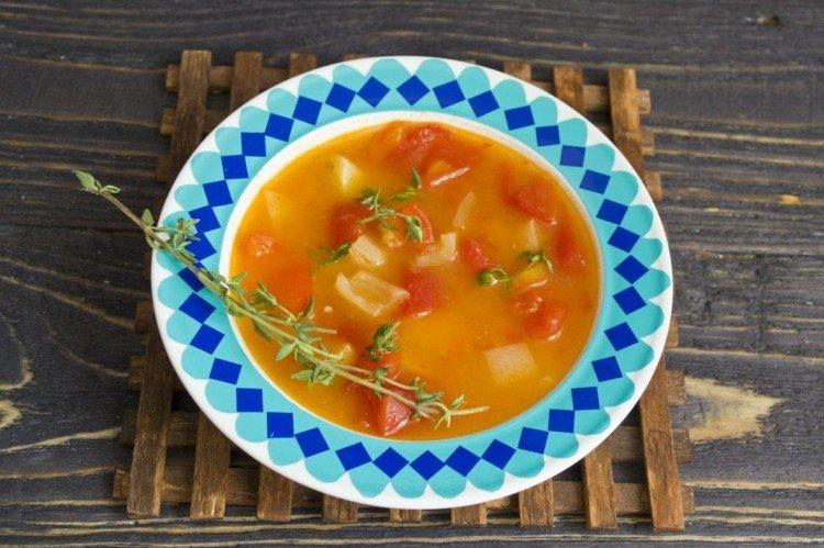 Pea Soup with Bell Pepper - Recipes
