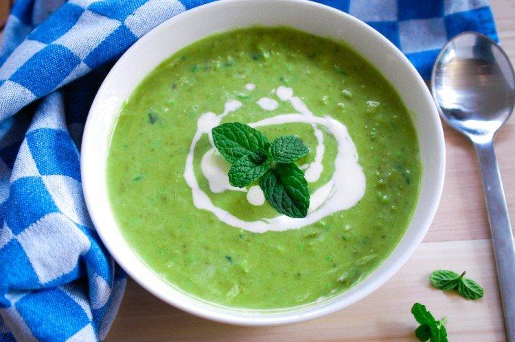 Pea and Mint Soup - Recipes