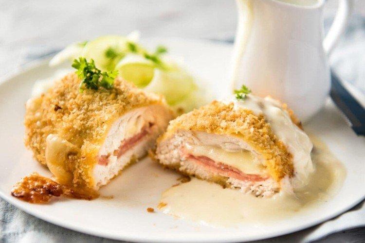 Cordon Bleu - Recetas de platos calientes para cumpleaños