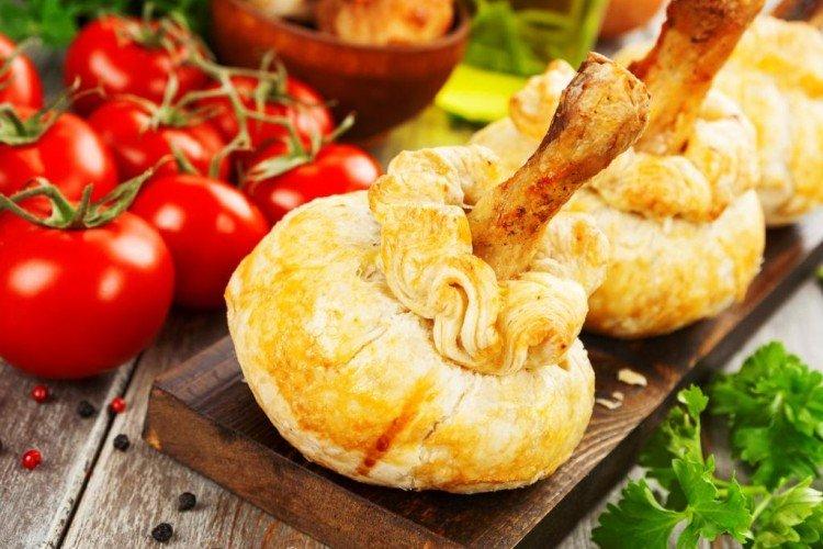 Muslos de pollo «en saquitos» - Recetas de platos calientes para cumpleaños