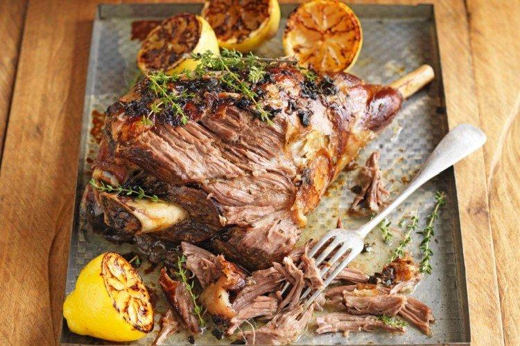 Cordero asado - Recetas de platos calientes para cumpleaños