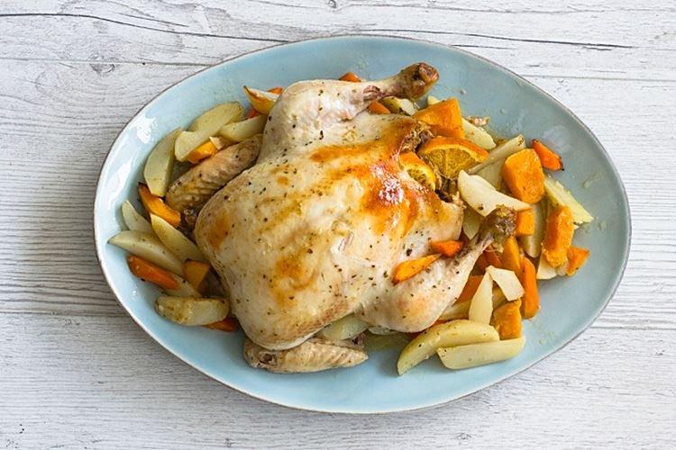 Pollo en bolsa para asar - Recetas de platos calientes para Año Nuevo 2021