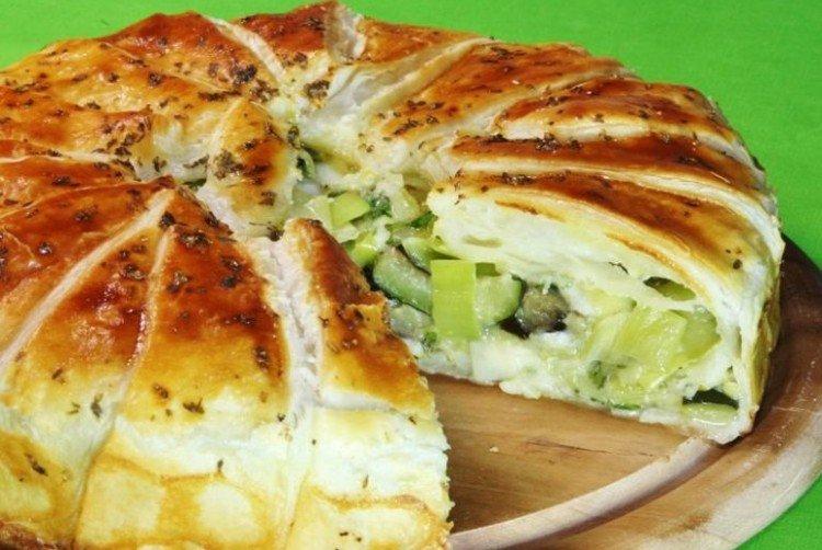 Vegetable Pie for a Hot Dish - Hot Dishes for the Holiday Table Recipes