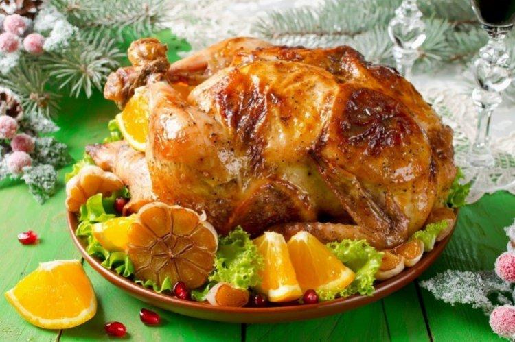 Chicken in Oranges - Hot Dishes for the Holiday Table Recipes