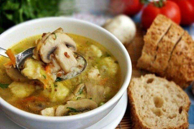Simple Mushroom Soup with Potatoes - Recipes