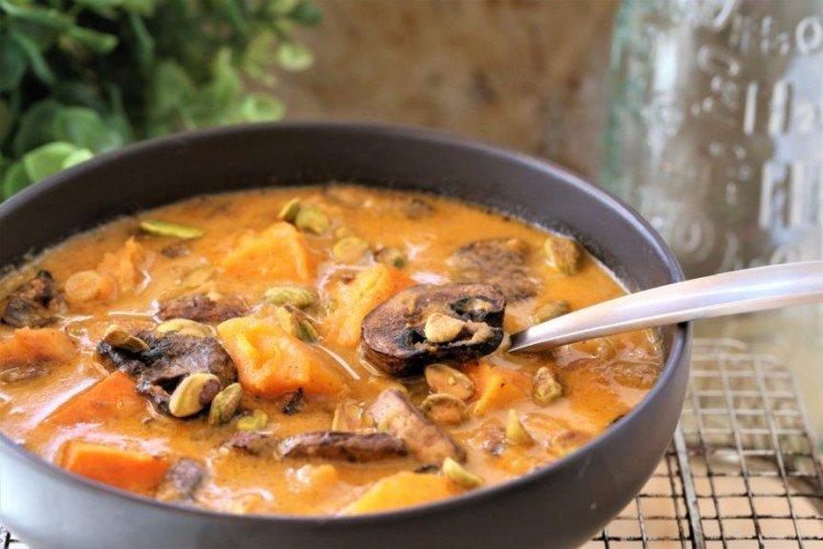 Mushroom Soup with Pumpkin and Corn - Recipes