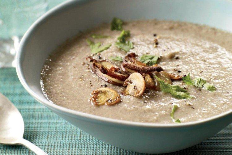 Mushroom Cream Soup without Potatoes - Recipes