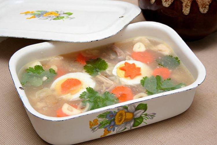 Chicken Aspic with Gelatin - Recipes