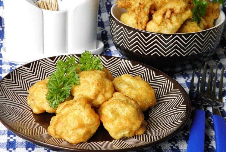 Coliflor rebozada con vino blanco - Cómo cocinar coliflor recetas