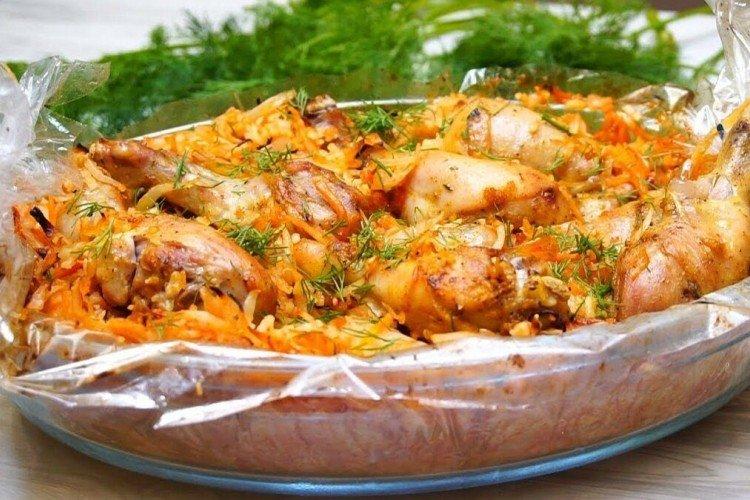 Chicken with Potatoes and Cabbage - How to Cook Chicken for New Year's Recipes