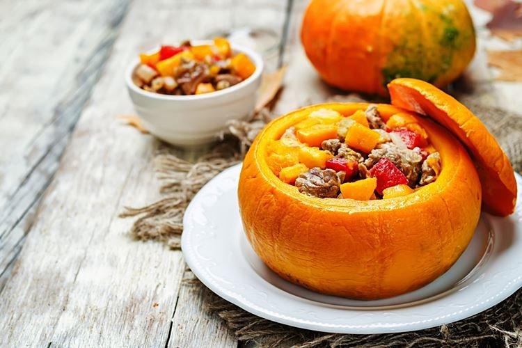 Estofado de verduras en calabaza - recetas