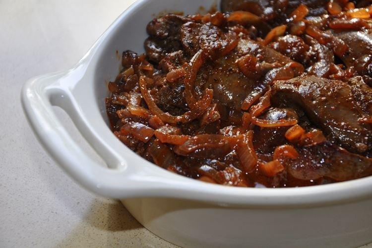Chicken Liver in Red Wine - How to Cook Chicken Liver