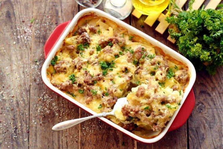 Baked Potatoes with Chicken - Recipes