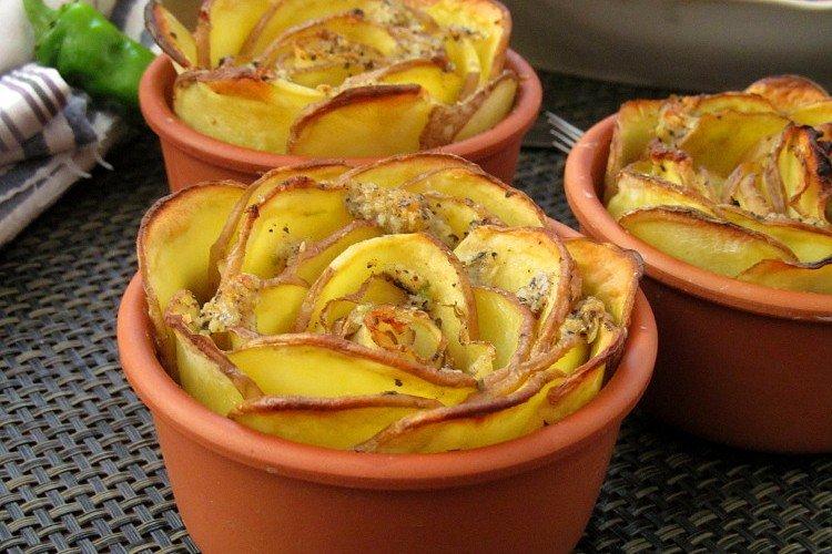 Petal Baked Potatoes - Recipes