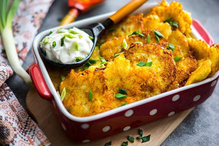 Draniki de patata con panceta - recetas