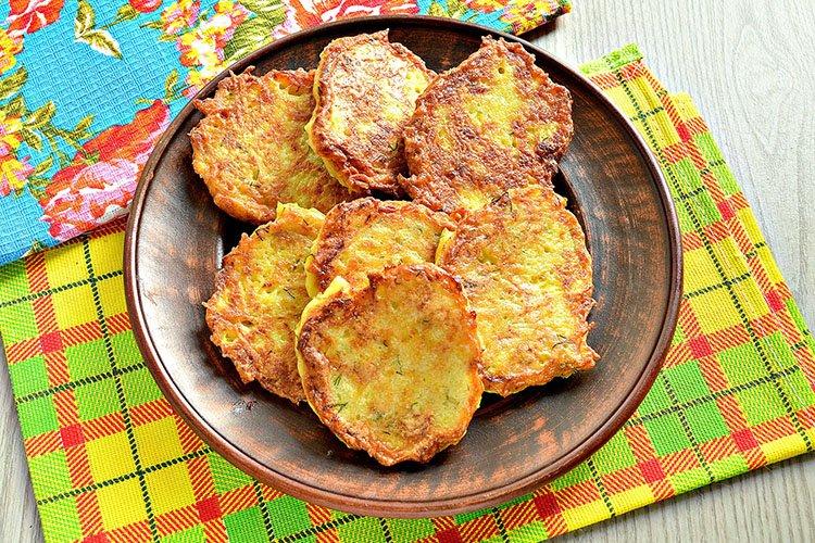 Draniki de patata con verduras - recetas