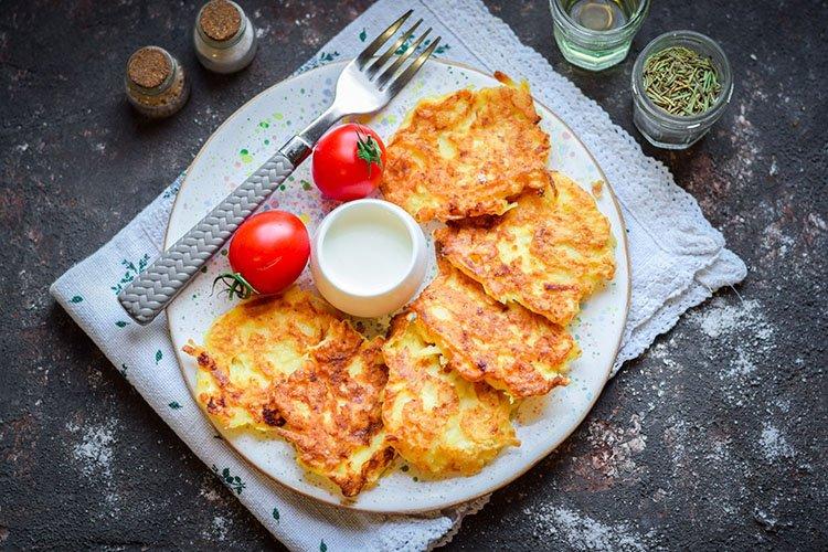 Draniki de patata con manzana - recetas