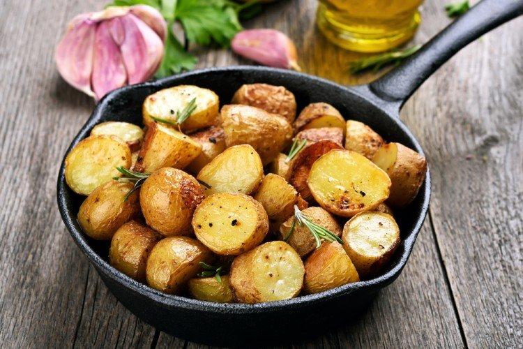 Patatas rápidas al estilo rústico al horno - recetas