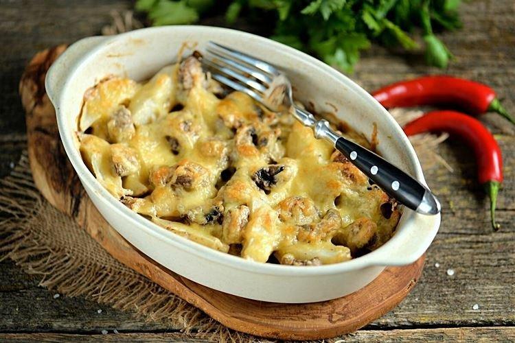 Country-Style Potatoes with Mushrooms in the Oven - Recipes