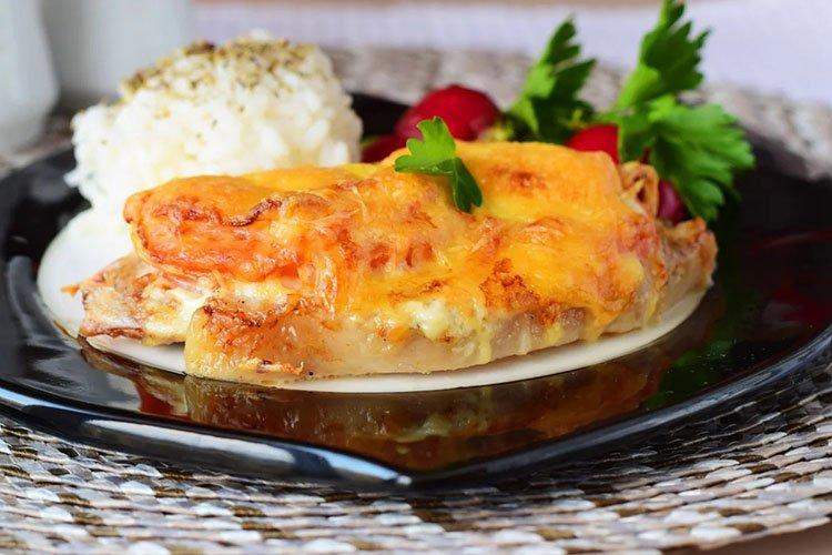 Carne a la francesa con patatas y boniatos al horno - recetas