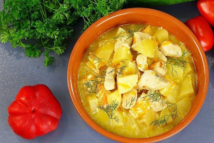 Patatas con carne en leche al horno - recetas