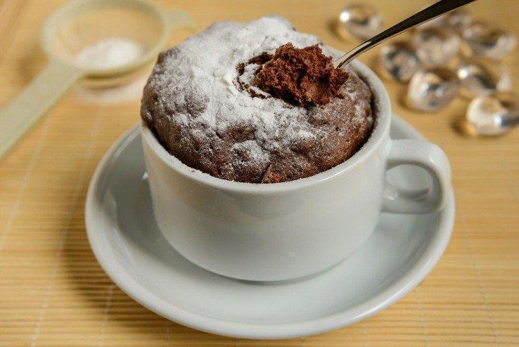 Chocolate Mug Cake in the Microwave in 5 Minutes - Recipe