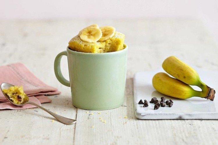 Banana Mug Cake in the Microwave in 5 Minutes - Recipe