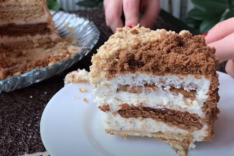 No-Bake Smetannik - Step-by-Step Recipe with Photos