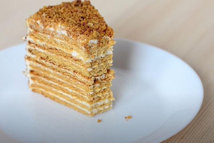 Classic Medovik with Two Types of Cream - Step-by-Step Recipe with Photos