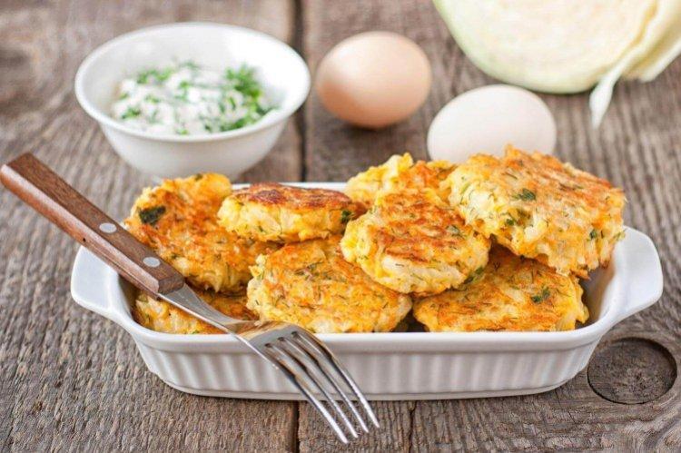 Cutlets with Cabbage, Minced Meat, and Herbs - Recipes