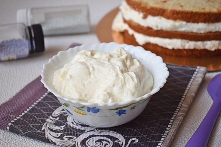Crema agria para barquillos - recetas