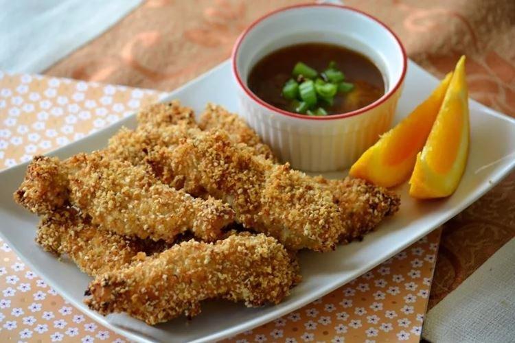Homemade Fresh Bread Crusted Nuggets - Recipe