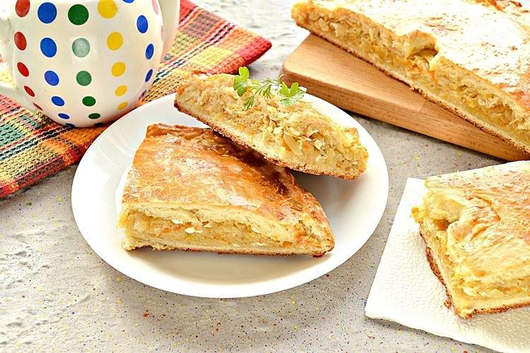 Kurnik with Cabbage - Recipes