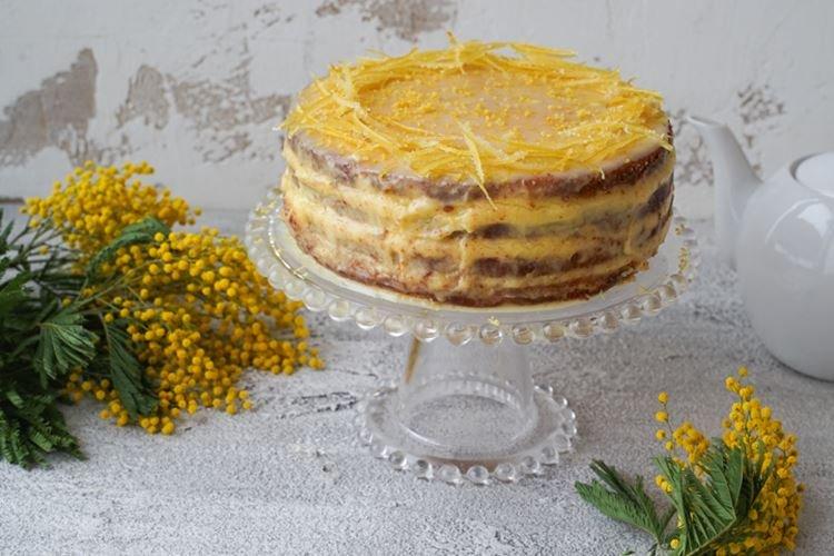 Pastel de limón con glaseado - recetas