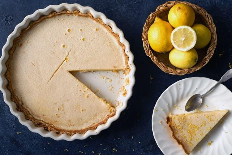 Pastel de limón con relleno cremoso - recetas