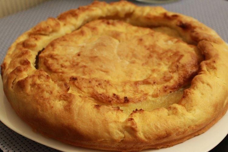 Pastel antiguo con relleno de limón - recetas